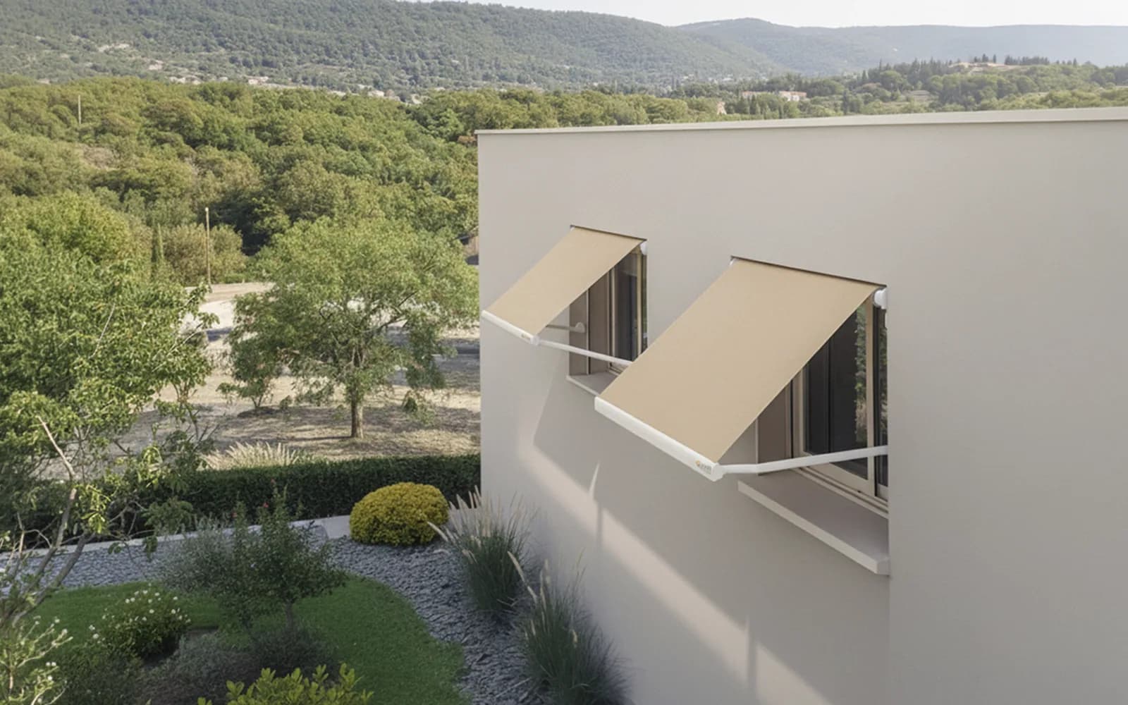 Toldo Índico aplicado en exterior