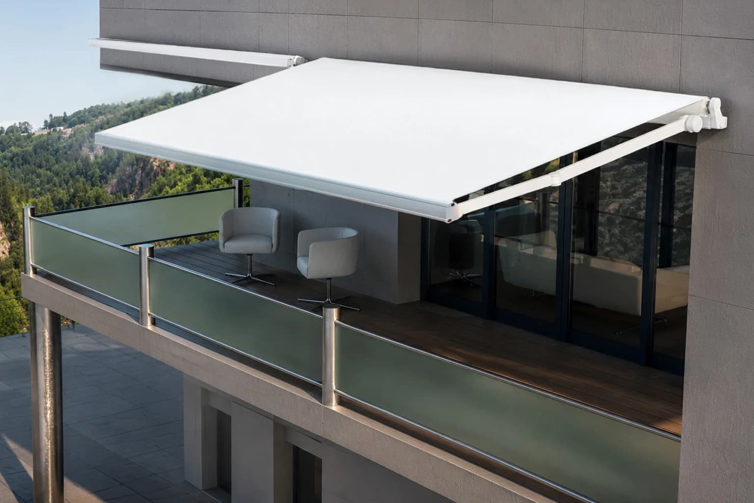 Toldo M1 Premium aplicado en exterior